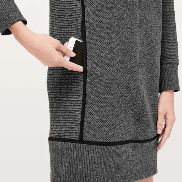 Lululemon On Repeat Dress Cozy Sweater Dress - Picture 10 of 14